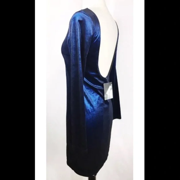 COPY - Free People Blue velvet dress - Picture 5 of 6